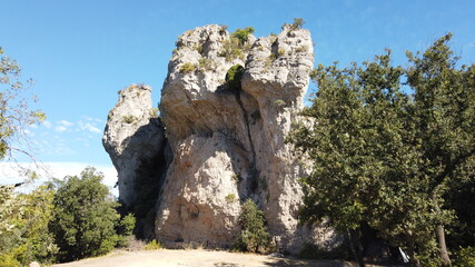 cirque de dolomites de Mourèze dans l'Hérault