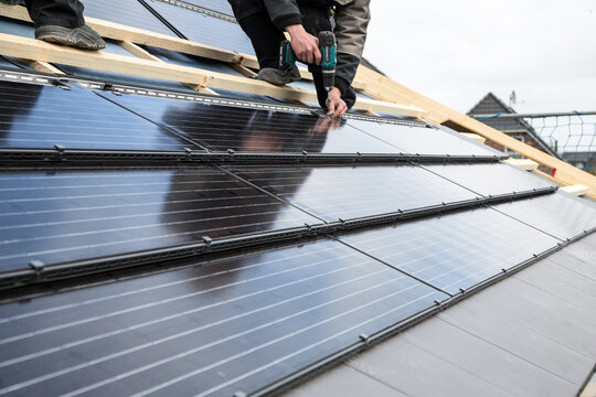 Solaranlage Aufbau