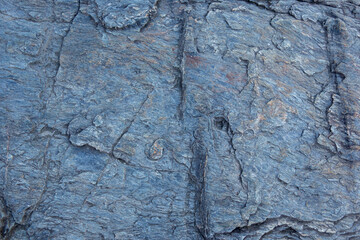 テクスチャー　結晶片岩（長瀞 岩畳）texture of schist rock