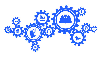 gears on white background