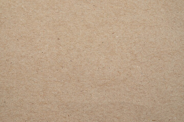 Blank, brown cardboard sheet paper, craft abstract background.  Retro, old vintage beige paper kraft pattern background. Design, minimal texture with empty, copy space for backdrop, can use recycle.
