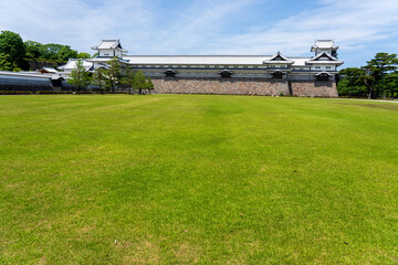 初夏の金沢城公園・菱櫓・五十間長屋・橋爪門続櫓