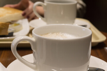 ホットコーヒー　カフェラッテ