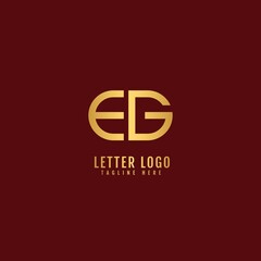 Initial Letter EG logotype company name monogram design for Company and Business logo.
