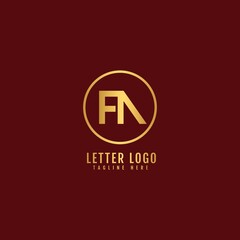 Initial Letter FA logotype company name monogram design for Company and Business logo.