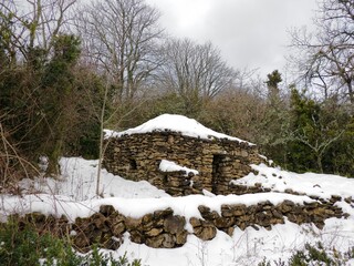 Petite Caborne sous la neige