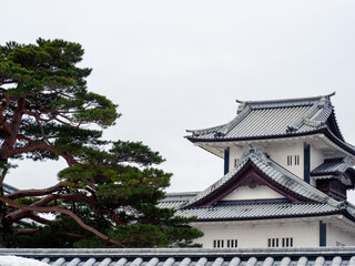 Fototapeta premium 金沢城公園の石川門