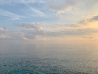 Sea view background, tender colors