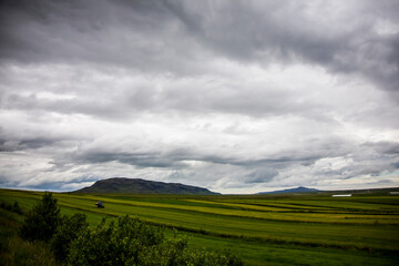Fototapeta premium Summer landscape in Southern Iceland, Europe