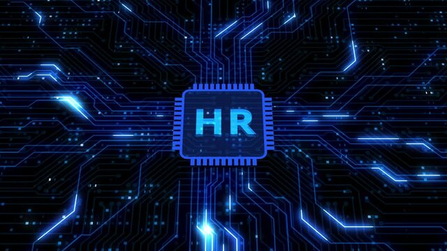 Internet, business, Technology and network concept.Human Resources HR management concept.