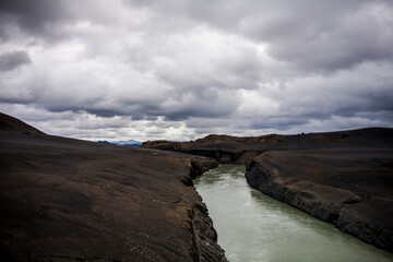 Summer landscape in Southern Iceland, Europe