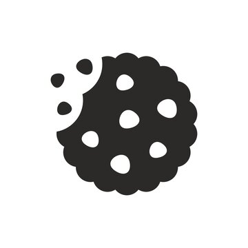 recommend clip art: Cookie icon. Web browser cookie symbol. Vector icon isolated on white background.