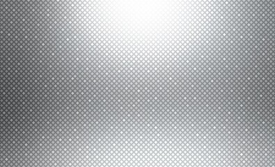 Shimmer metal grid white grey pattern form shiny polished texture. Festive empty background.