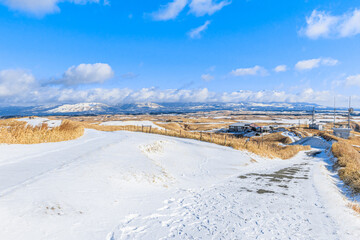 冬の大観峰　熊本県阿蘇市　Daikanbo in winter Kumamoto-ken Aso city