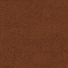 Australian aboriginal hand drawn seamless vector pattern with dots on dark brown background