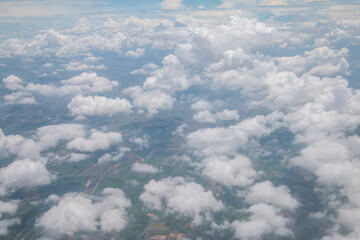 in sky  and cloud