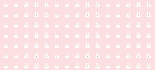 süßer fröhlicher Osterhase pastell Hintergrund zart rosa