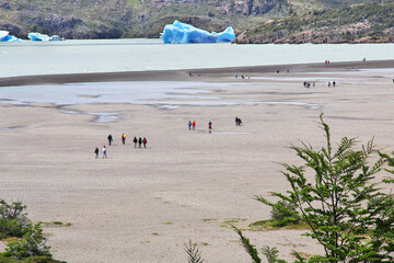 Lago Gray in Torres del Paine National Park, Patagonia, Chile