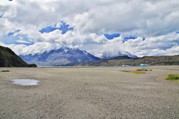 Lago Gray in Torres del Paine National Park, Patagonia, Chile