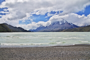 Lago Gray in Torres del Paine National Park, Patagonia, Chile
