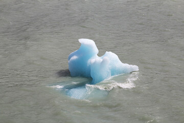 Iceberg on Lago Gray, Torres del Paine National Park, Patagonia, Chile