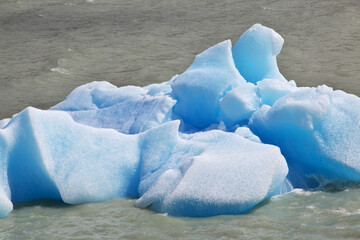 Iceberg on Lago Gray, Torres del Paine National Park, Patagonia, Chile