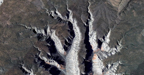 baobabs,  United States, abstract photography of relief drawings in  fields in the U.S.A. from the...