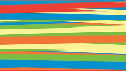 Multicolor Background stripes horizontal line vector. color seamless