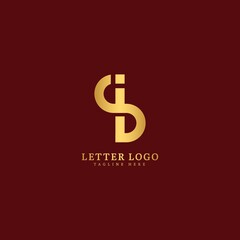 Initial Letter IS or SI logotype company name monogram design for Company and Business logo.