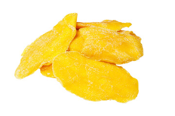 Fototapeta na wymiar dry mango fruit isolated on a white background