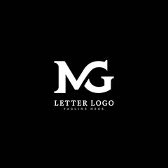 Initial Letter MG logotype company name monogram design for Company and Business logo. - obrazy, fototapety, plakaty