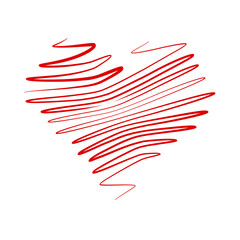 Isolated Valentine Heart