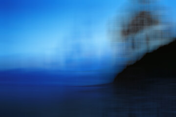 blurred abstract / blue violet gradient background square bokeh, beautiful technological modern background, blurred lines abstract gray