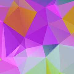 Abstract Color Polygon Background Design, Abstract Geometric Origami Style With Gradient