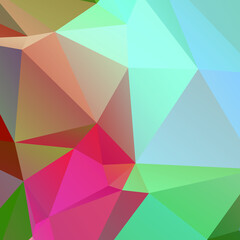 Abstract Color Polygon Background Design, Abstract Geometric Origami Style With Gradient