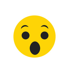 Face emoji icon isolated on white background. Trendy face emoji icon for sticker, wallpaper, greeting card, t shirt and poster. Useful social media, app, ui and logo. Face emoji vector illustration	