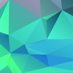 Abstract Color Polygon Background Design, Abstract Geometric Origami Style With Gradient