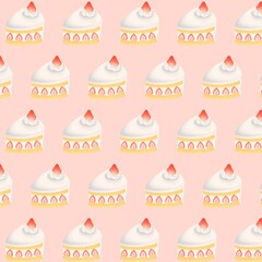 Strawberry cake wallpaper
