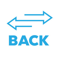 reversal arrow icon.Flip over or turn arrow. Reverse sign