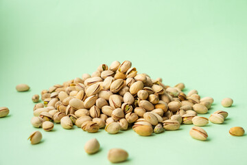 toasted pistachios. Nuts vegan protein