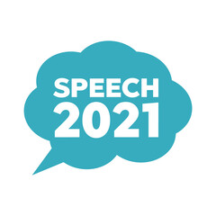 Blank empty white speech bubbles. Cloud bubble speech for communication