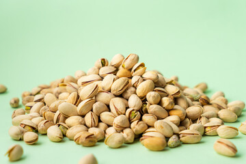 toasted pistachios. Nuts vegan protein