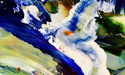 Colorful abstract background wallpaper. Modern motif visual art. Mixtures of oil paint. Trendy hand...