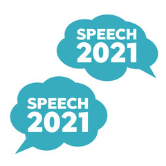 Vector set of speech bubbles. Stickers of speech bubbles vector