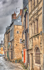 Fototapeta na wymiar Le Mans, France, HDR image of the historical center