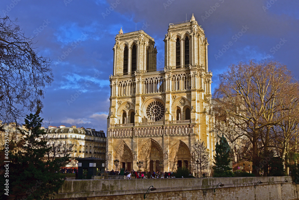 Wall mural notre dame de paris