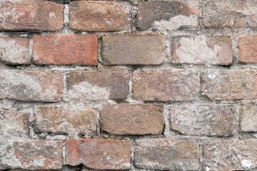 vintage red brick wall background