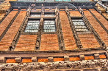 Le Mans, France, HDR image of the historical center