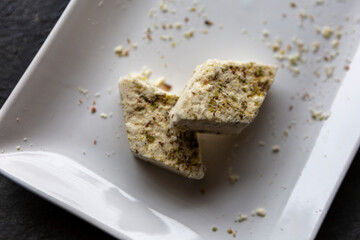 Traditional Turkish Dessert Cotton Candy. Turkish known as 