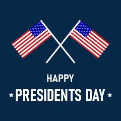 Presidents day background. Vector typography, text or logo design. National american holiday